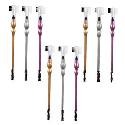 Beavorty 9pcs Eyebrow Brush Curler Eyelash Comb Makeup Tools for Women Flexible Spiral Design for Eyebrows Eyeshadow Application for Daily Use Travel