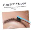 FOMIYES 20pcs Dual-use Eyebrow Brush Smoothing Brush Detangler Makeup Combs for Eyebrows Mascara Eyelash Comb Edge Brow Hair Grooming Tool view 3