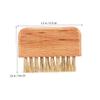 Beavorty Fingernail Brush Wooden Nail Brush for Cleaning Nail Polish Clean up Tool Gentle on Skin Stiff Bristles Reusable view 3