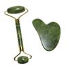 Ancloy Face Roller & Gua Sha Set, Jade Face Roller for Skin Care, Self-Care Routine, Massager for Face, Neck, & Eyes, Women & Men, Facial Tool Set, Gift view 1