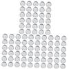Beaupretty 90pcs Empty Eyeshadow Pans Blusher Case Round Metal Pans for Diy Makeup Lightweight Portable view 1