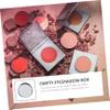 Beaupretty 90pcs Empty Eyeshadow Pans Blusher Case Round Metal Pans for Diy Makeup Lightweight Portable view 2