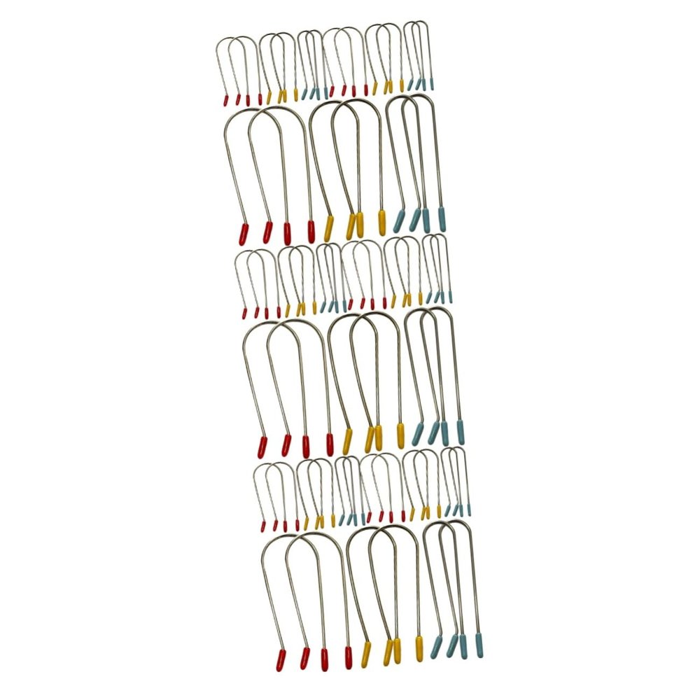 FOMIYES 72pcs Hot Curler Pin Replacement Hot Roller Clamp Replacement Hair Rollers
