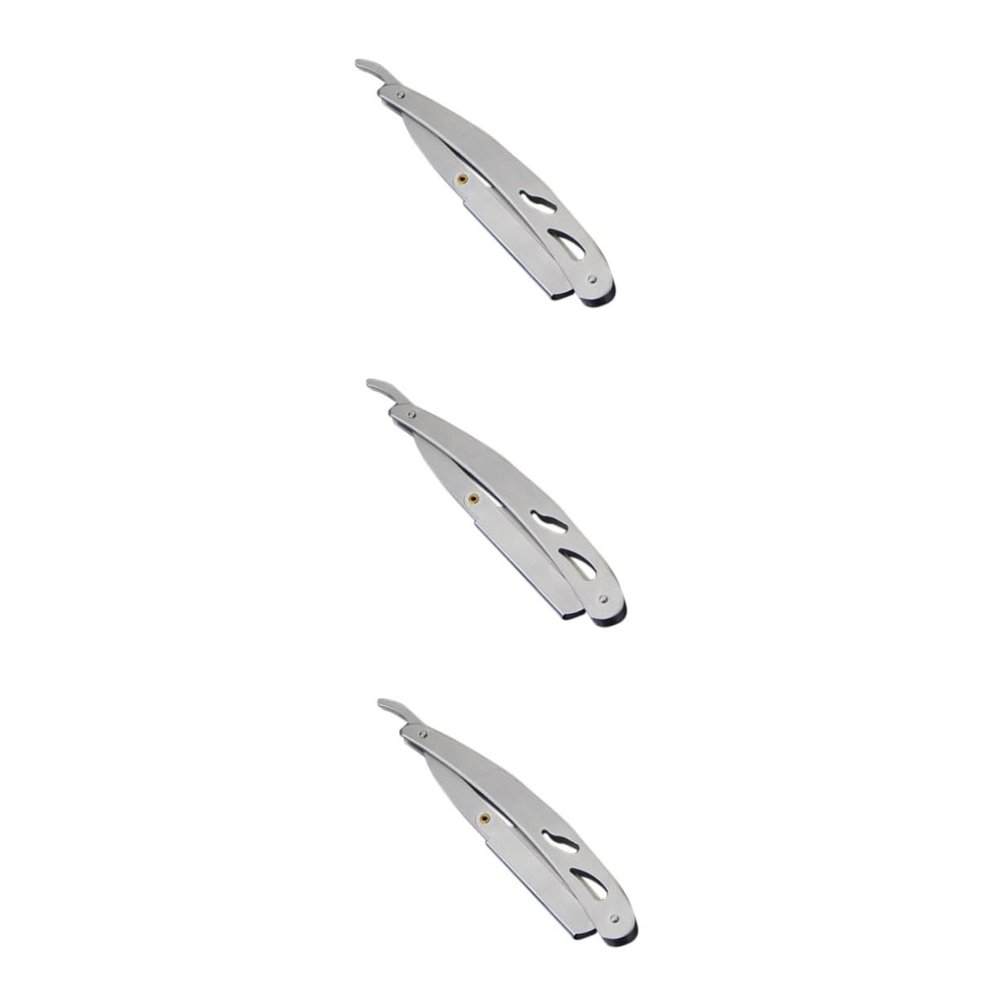 3 pcs hair shaver for men body shavers for men shaving machines for hand squeegee razors mquinas de afeitar para hombres razor for All steel Barber supplies man