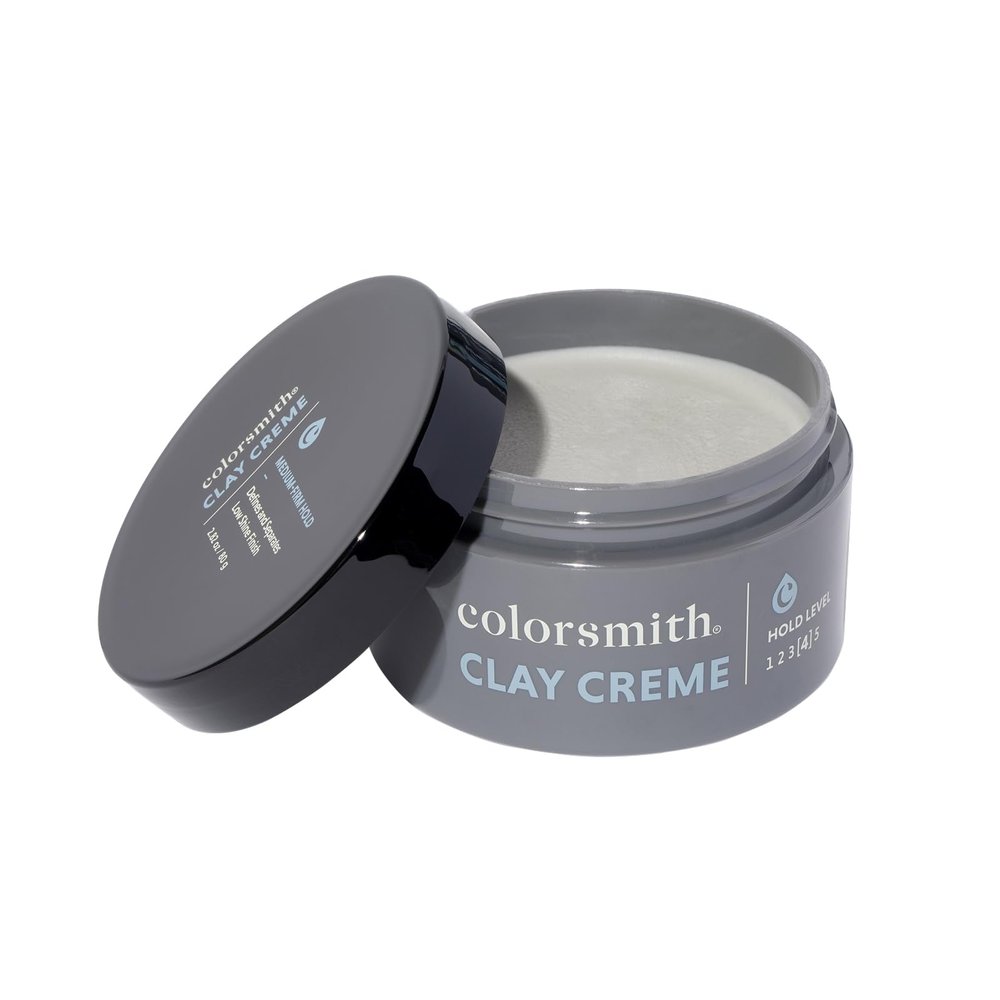 colorsmith Clay Creme, Mens Styling Cream, Medium-firm hold, Matte Finish, 2.82 oz