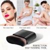 Amabro Makeup Brush, 2 PCS Foundation Brush Flat Blush Brush Portable Sunscreen Brush Facial Kabuki Brush for Blending Liquid Cream Powder Cosmetics Bronzer Buffing Highlight Contour view 2