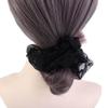 Lace Scrunchies Simple Hair Rubber Bands Elastic Hair Ties Headwear Hair Rings Love Print Sweet Hair Ties Hair Rope for Women(black) view 3