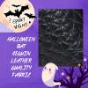 Black Bat Hair Bow Clips 4 Pcs PU Leather & Glitter Halloween Bat Hair Clips with Alligator Clips Cosplay Costume Hair Accessories view 3