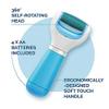 KouRy Electric Smooth Callus Remover, Professional USB Rechargeable Foot File Rasp with 2 Mineral Pumice Stone Rollers for Remove Dead Skin and Reduce Calluses Pedicure Tools view 3