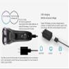 KouRy Electric Shaver Razor for Men, Rechargeable Rotary Shaver with Pop Up Trimmer, IPX7 Levels Waterproof Wet Dry Multifunctional Electric Razor,Easy to Clean Purple view 2