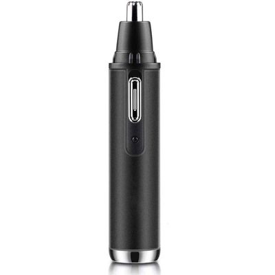 KouRy Ear and Nose Hair Trimmer for Men & Women, Electric Eyebrow Trimmer Painless Nose Clippers Facial Hair Remover Waterproof Easy to Clean Black