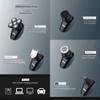 KouRy 5D Rechargeable 100% Waterproof IPX7 Electric Shaver Wet & Dry Rotary Shavers for Men Electric Shaving Razors with Pop-up Trimmer, Black view 3