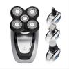 KouRy Electric Razor for Men, USB Rechargeable Wet Dry Waterproof Rotary Shaver Grooming KitHead and Face Electric Rotary Shaver, with Clippers Nose Hair Trimmer Facial Cleansing Brush view 2