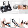 KouRy Professional Cordless T-Outliner Beard/Hair Trimmer,LCD Digital,Large Capacity Battery,USB Rechargeable/Plug-in Dual-Use Nose Hair Trimmer Multifunctional Grooming Kit for Men Black view 3
