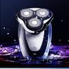 KouRy Men's Electric ShaverBlue USB Rechargeable Rotary Shaver Razor for Men,IPX6 WaterproofMultifunctional Electric Razor,Easy to Clean view 3