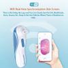 KouRy Blackhead Remover Vacuum,Portable Visual Electric Facial Pore Cleaner Kit,Built-in Camera & WiFi Real-time Skin Screen,USB Rechargeable Blackhead Suction Tool Easy to use (Color : Blue) view 4