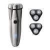 Head Shavers for Bald Men, Electric Shaver Shaving Machine 3D Floating Triple Blade Razor Men IPX7 Waterproof Rechargeable Washable Beard Trimmer (Color : Steel 3s 2 Head) view 1