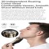Head Shavers for Bald Men, Electric Shaver Shaving Machine 3D Floating Triple Blade Razor Men IPX7 Waterproof Rechargeable Washable Beard Trimmer (Color : Steel 3s 2 Head) view 3