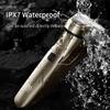 Head Shavers for Bald Men, Electric Shaver Shaving Machine 3D Floating Triple Blade Razor Men IPX7 Waterproof Rechargeable Washable Beard Trimmer (Color : Steel 3s 2 Head) view 4