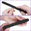 Emery Board Nail Files (24 Pack), 100/180 Grit Wooden Nail File for Natural Nails, 7 Inches Emory Filers Manicure Tool Set Disposable Nail File for Home Salon Black view 3