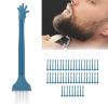 50pcs Mens Electric Shaving Cleaning Brush, Hair Remover Shaving Brush Replacement with PP Handle, Multi Purpose Cleaning Brush for Electric Shaving Appliances view 2