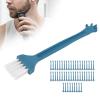 50pcs Mens Electric Shaving Cleaning Brush, Hair Remover Shaving Brush Replacement with PP Handle, Multi Purpose Cleaning Brush for Electric Shaving Appliances view 3