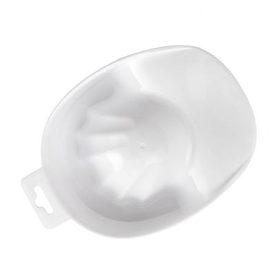SOLUSTRE Manicure Bowl Set White Hand Soak Bowl Tray Professional Manicure Tools