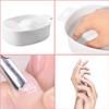SOLUSTRE Manicure Bowl Set White Hand Soak Bowl Tray Professional Manicure Tools view 3