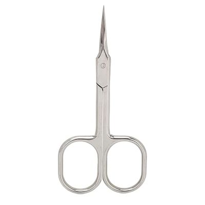 Stainless Steel Cuticle Trimmer Scissors, RIVET FIX, Service, Manicure Tool for Nails - Arc Shaped Design