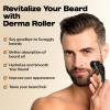 Waking Forest Derma Roller 0.25mm & Beard Oil(1oz), Sandalwood Beard Kit, Microneedle Beard Roller with 540 Titanium, Natural Moisturize with Vitamin E Beard Oil for Men, Fathers Boyfriend Dad view 3