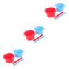 SOLUSTRE 6pcs Wax Warmer Liner Silicone Bowl Non-Stick Pot for Hair Removal Tool Salon Accessory view 1