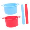 SOLUSTRE 6pcs Wax Warmer Liner Silicone Bowl Non-Stick Pot for Hair Removal Tool Salon Accessory view 4