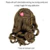 Perfect Curls Cheerleader Hairpiece, 14 inch Curly Ponytail Hairpiece for Young Girls (Cocoa) view 3