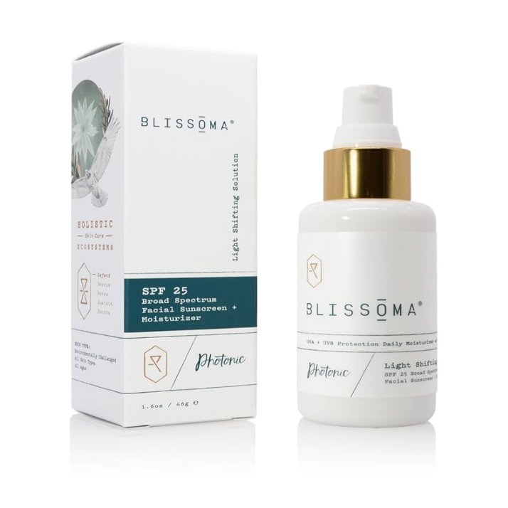 BLISSOMA PHOTONIC LIGHT SHIFTING SOLUTION SPF 25 FACIAL SUNSCREEN + DAILY MOISTURIZER