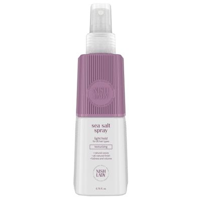 Nishlady Hair Styling Sea Salt Spray 200ml | Texturising & Volumising with Flexible Hold | Sea Salt Spray for Hair Women