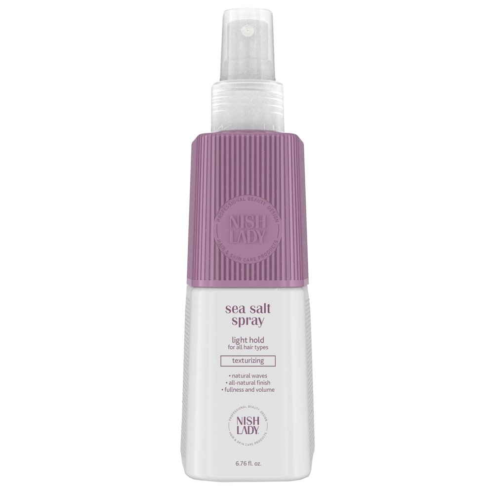 Nishlady Hair Styling Sea Salt Spray 200ml | Texturising & Volumising with Flexible Hold | Sea Salt Spray for Hair Women