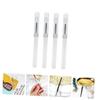 Beavorty 8pcs Portable Silicone Lip Brushes Soft Lipstick Applicators Eyeshadow Makeup Brushes Covers for Easy Carrying for Travel and Daily Use view 2