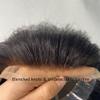 100% Natural Human Hair Toupee Wig Exhuast Systems Wig For Men Hair Prosthesis Lace With Pu 230 6x9#Straight#130% view 3