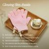 Bare Botanics 4 Pack Lavender Exfoliating Gloves for Shower | 100% Nylon Fibers | Exfoliating Bath Gloves for Shower Exfoliating | Shower Gloves & Dead Skin Remover | Wet & Dry Exfoliating Glove view 3