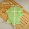 Bare Botanics 4 Pack Lavender Exfoliating Gloves for Shower | 100% Nylon Fibers | Exfoliating Bath Gloves for Shower Exfoliating | Shower Gloves & Dead Skin Remover | Wet & Dry Exfoliating Glove view 4