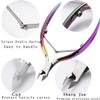 Cuticle Trimmer Cuticle Remover with Cuticle Pusher, Gel Polish Remover Kit Professional Cuticle Cutter Nipper Scissor Pedicure Manicure Tools for Fingernails and Toenails Dead Skin, Nail Files view 2