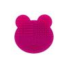 Makeup Brush Cleaning Mat, Silicone Makeup Brush Cleaner Makeup Brush Cleaner Brush Cleaning Pad Color Brush Cleaner Pad For Brushes Sponge and Puff (Rose) view 1