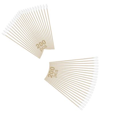 6'' Long Pointed Cotton Swabs Durable Stem, Lint- Free Gun Cleaning Swabs Pure Cotton Tips for Gun Maintenance, Makeup, Pet Care, Equipment