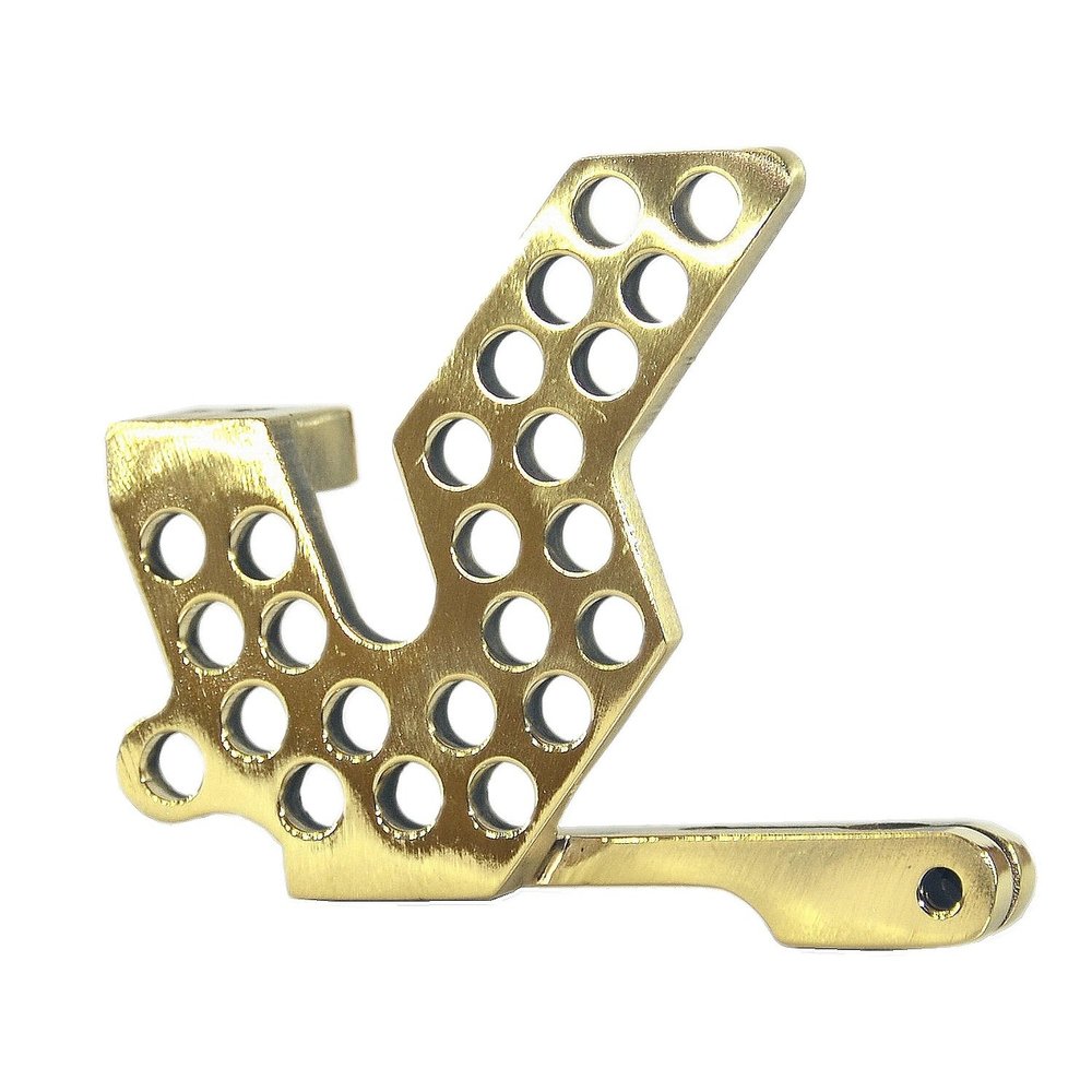 1PC Solid Brass Tattoo Machine Frame Parts US 8-32 Thread FIT for 1.25 INCH Coil FB-14