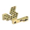 1PC Solid Brass Tattoo Machine Frame Parts US 8-32 Thread FIT for 1.25 INCH Coil FB-14 view 2