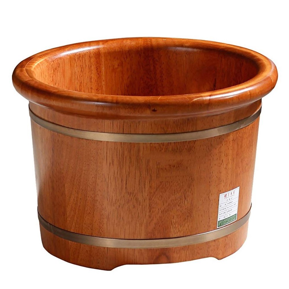 BABYCE Foot Soak Handmade Massage Bucket Foot Bath, Foot Spa Wash Bucket Feet Bath Basin Tub Foot Bath Spa Bowl for Feet Stress