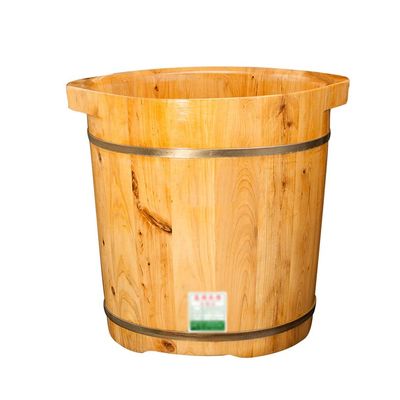 BABYCE Foot Soak Massage Foot Barrel, Volume Smooth Surface Sauna Wooden Bucket Foot Bath Spa Bowl for Feet Stress Relief