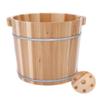 BABYCE Foot Soak Handmade Wooden Footbath Tubs, Foot Relaxing Barrel Foot Bath Spa Bowl for Feet Stress Relief (Color : A) view 1