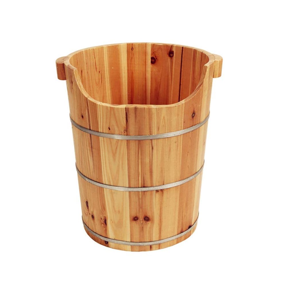 BABYCE Foot Soak Handmade Massage Bucket Foot Bath, Foot Spa Wash Bucket Feet Bath Basin Tub Foot Bath Spa Bowl for Feet Stress (Color : A)