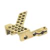 1PC Solid Brass Tattoo Machine Frame Parts US 8-32 Thread FIT for 1.25 INCH Coil FB-13 view 2